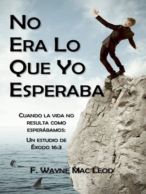 cover image of No Era Lo Que Yo Esperaba